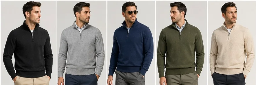 Свитер с четверть-молнией на Amazon: что продаётся и как произвести свой — Lin Sweater Factory