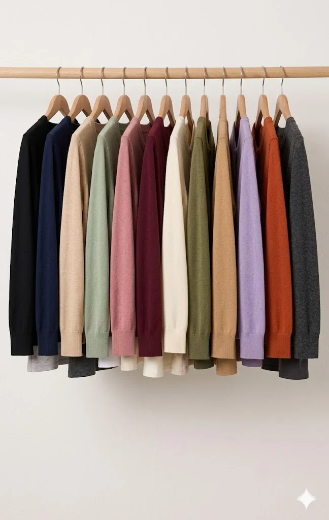 Как распределить цвета и размеры в заказе свитеров с низким МОЗ — Lin Sweater Factory производитель трикотажа Китай